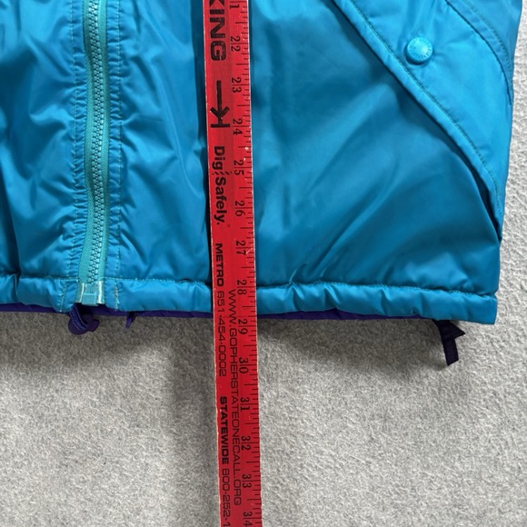 Vintage Columbia Outdoor‎ Jacket M 90s Ski Color block Zip Up Reversible Coat - Picture 12 of 12